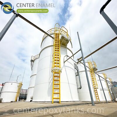 용접된 스테인레스 스틸 완공 연료 저장 탱크를위한 내부 부동 지붕: 정제 제품 품질을 보존하기 위해 증기 공간을 제거