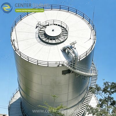 떠 있는 지붕 기름 저장 탱크로서 용접 된 철 탱크: 고강성 용접 된 철 껍질과 증기 억제 기술을 통합합니다.
