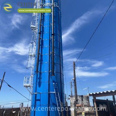 프로세스 저장 탱크로 볼트 된 철강 탱크: 일관성 있는 유체 관리를 위해 제조 라인에 원활하게 통합됩니다.