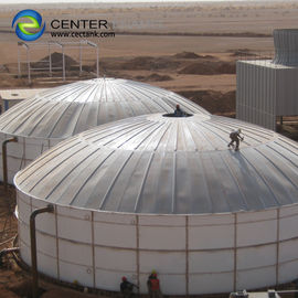 Glass - Fused - To - Steel Bolted Grain Storage Tank / Silos 30 Years Service Life
